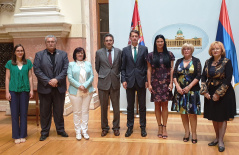 16 July 2019 The members of the Parliamentary Friendship Group with Spain and the Spanish Ambassador to Serbia